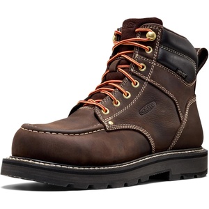 image:imageKEEN Utility Mens Cincinnati 6 Composite Toe Waterproof 90 Degree Heel Heavy Duty Work BootsCoffee BeanBlack
