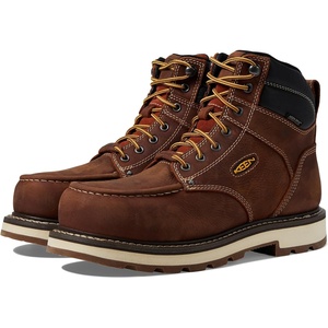 image:imageKEEN Utility Mens Cincinnati 6 Composite Toe Waterproof 90 Degree Heel Heavy Duty Work BootsTuscan RedSandshell