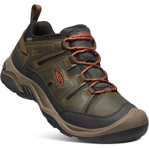 image:imageKEEN Mens Circadia Low Height Comfortable Waterproof Hiking ShoesBlack OlivePotters Clay